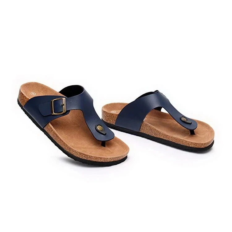 
Factory Supply Popular Custom Sandals Leather Slides sandals outdoor flat Shoes 