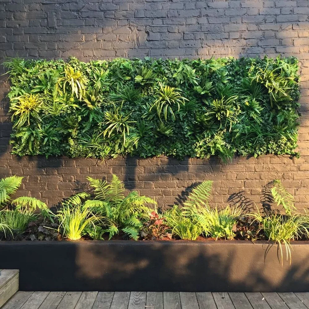 Natural Color New Design DIY Customized 5-10 Years New Design DIY Customized Green Wall Vertical Garden with Foliage Grass