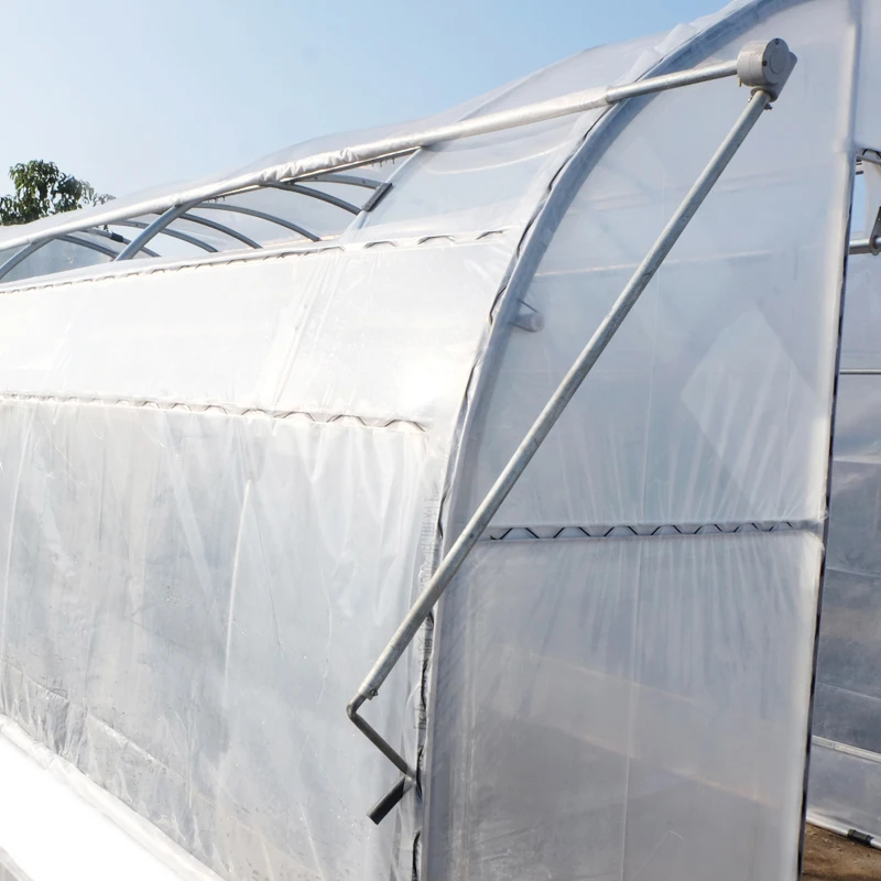 Открывающаяся крыша садовая теплица Однопролетная сельскохозяйственная теплица туннельная пластиковая садовая теплица