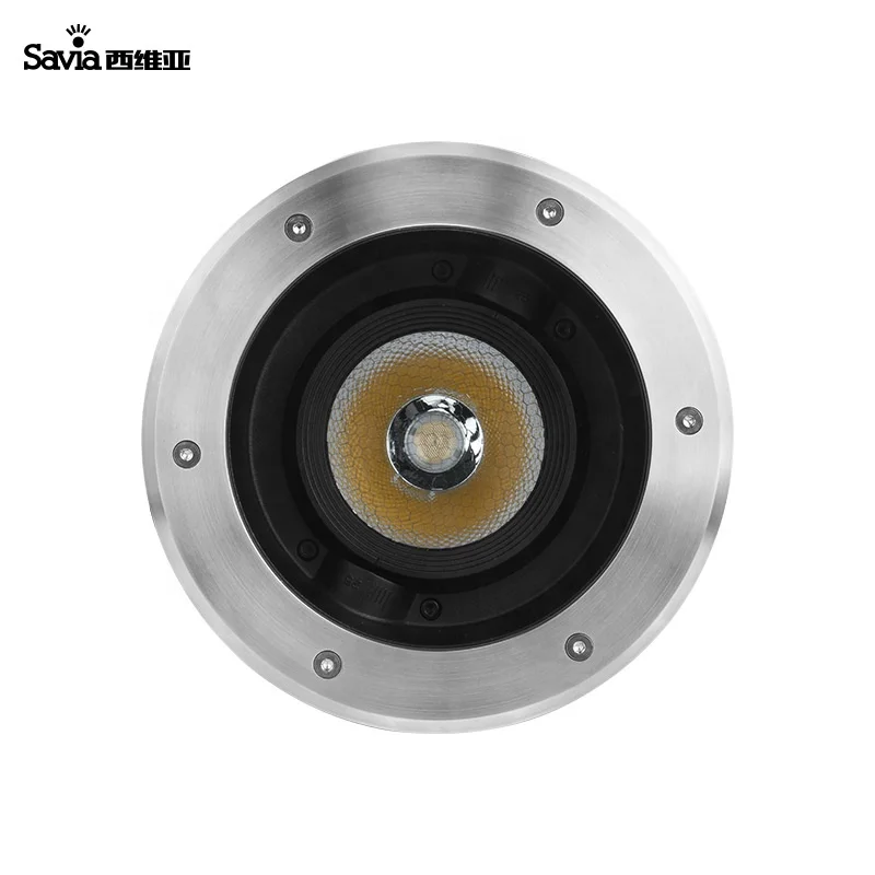 Savia Buried Lights Adjustable Angle IP67 Waterproof LED Underground Lamp Outdoor Ground Garden Path Floor Yard Spot Landscape