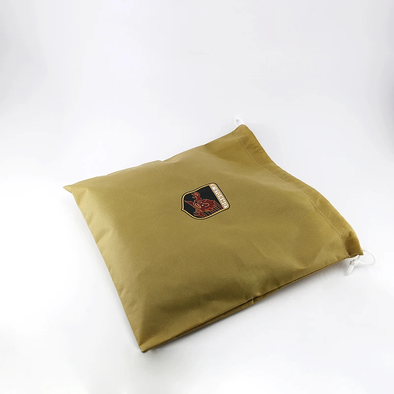 Eco-friendly Clothing Packaging Custom Non-woven Pouch, Drawstring Gift Bag