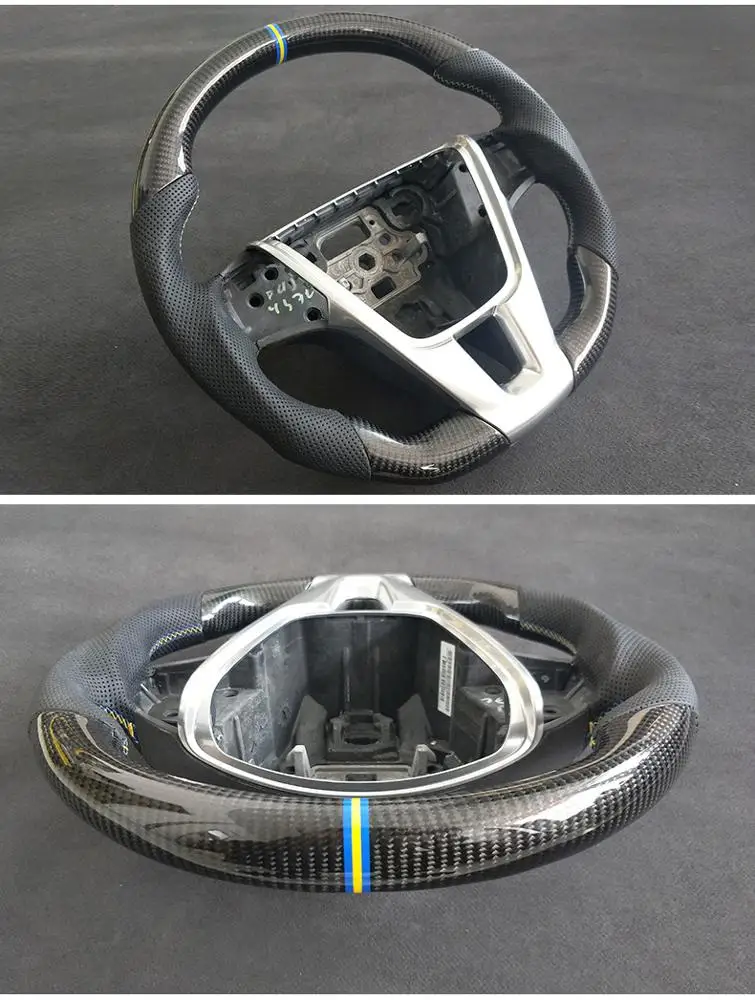 Manufacture Real Carbon Fiber Steering Wheel Fit For Volvo S40 S80 LS60 LS90 XC60 V90 v40