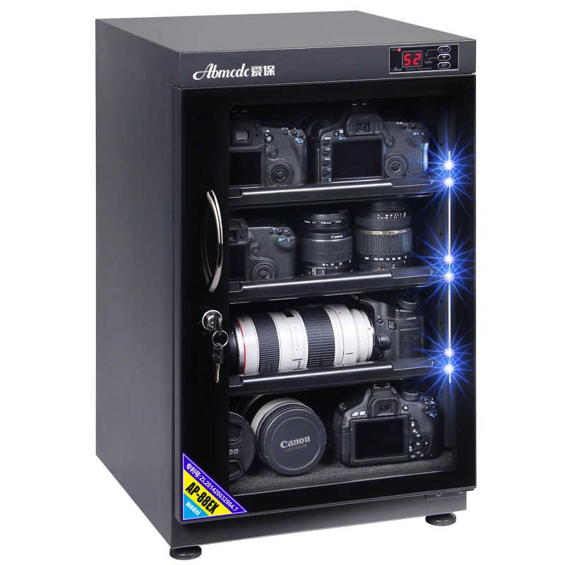 
85L electronic humidity control led digital display storage dry cabinet 