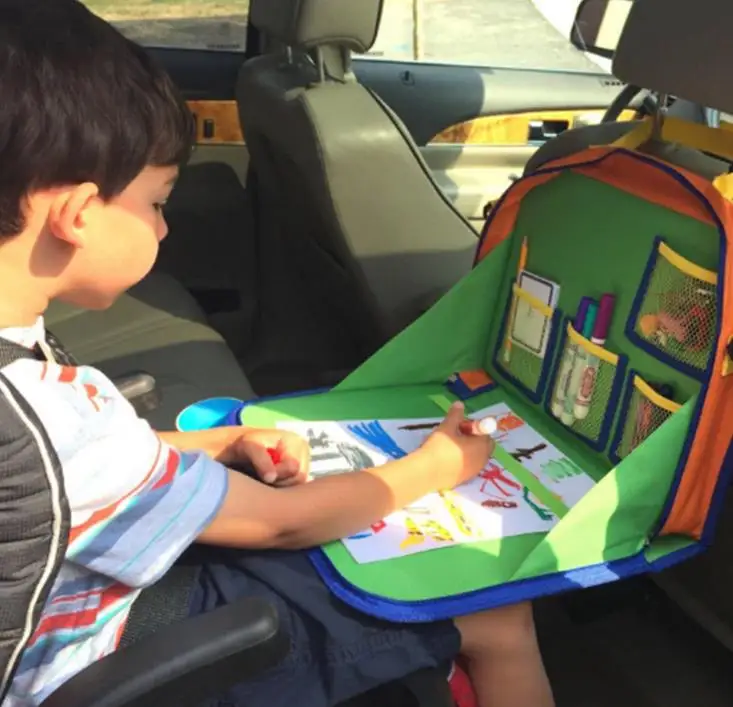 Детей складной Многофункциональный Путешествия Заднем Сиденье Автомобиля лоток