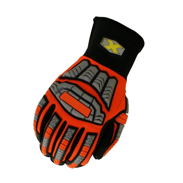Rope Rescue Mechanical Construction Gloves With Silicon Palm