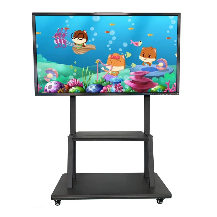 55 65 75 86 98 Inch Education School All In One Touch PC Monitor Interactive Flat Panel