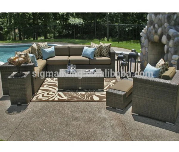 Уличная мебель из ротанга, роскошная садовая мебель, уличная мебель, распродажа
