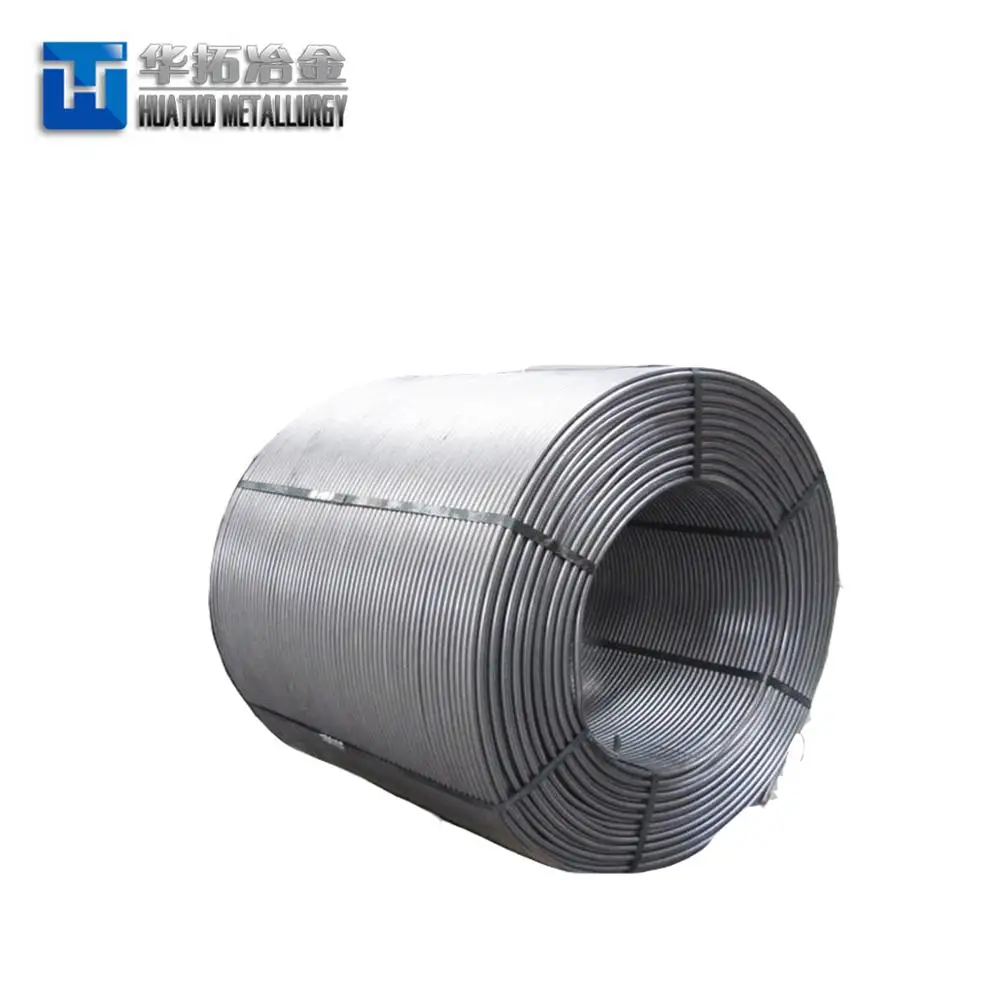 2023 Hot Sale Steel making Deoxidizer Calcium Ferro Alloy/Ca Fe Cored Wire