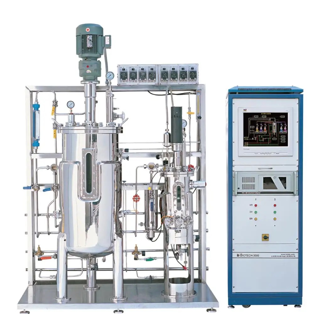 
stirred tank bioreactor industrial for pilot-scale fermentation system 