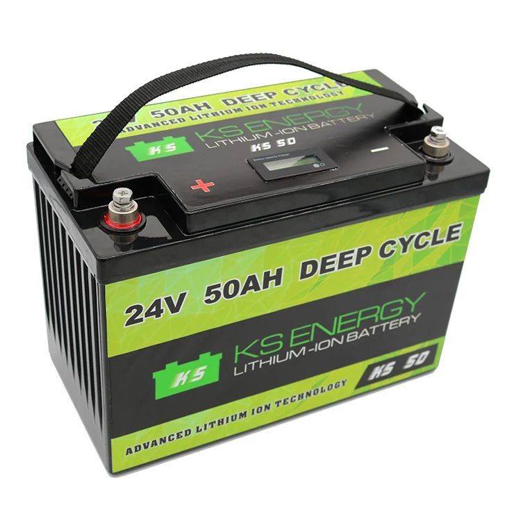 ISO9001 фабрика Lifepo4 26650 литиевая батарея 24 В 50ah литий ионный аккумулятор со встроенным BMS