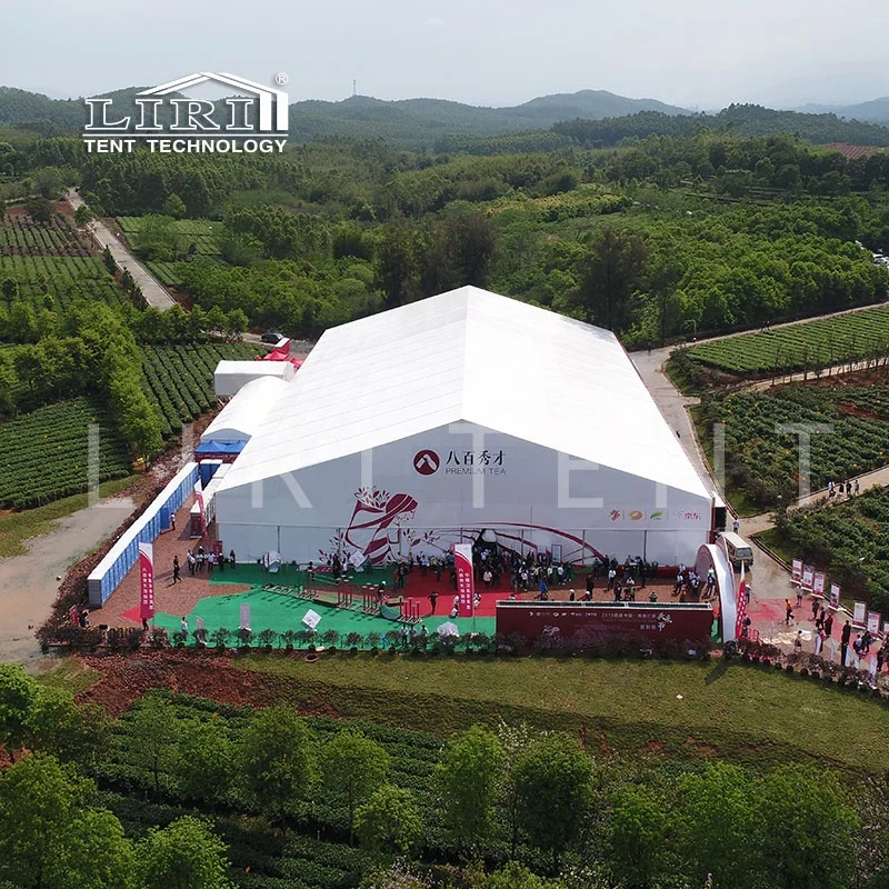 40x70m Large Size Span Outdoor PVC Exhibition Hall Tent for Sale Asia Manufacture