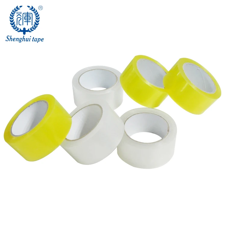 Glue Bopp Film Packaging Tape 40mic X 48mm X 40m Waterproof Adhesive Tape Clear Free Sample Acrylic Offer Printing Single Sided