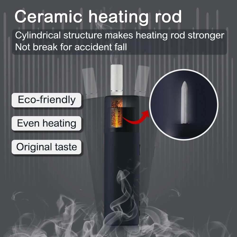 Hitaste P6 Lazada Hot sale Vape Kit Cigarette Heating Tobacco  Not Burn Device Pin Style Dry Herb Not Burn Tobacco Device