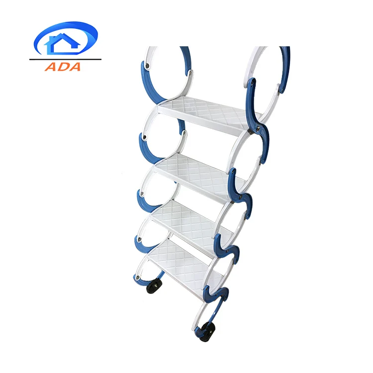 Outdoor Easy Folding Steps Ladder Safety Step Ladders with Handrail