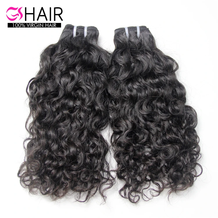 GS Wholesale Water Wave Hair Extension Bundles,Free Sample Wavy Bundles For Black Women,Water Wave Brazilian Human Hair Bundles