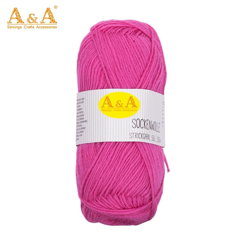 Шток вязания крючком пряжа шерсти полиакрил пряжа, пряжа вязания руки для носки шарф