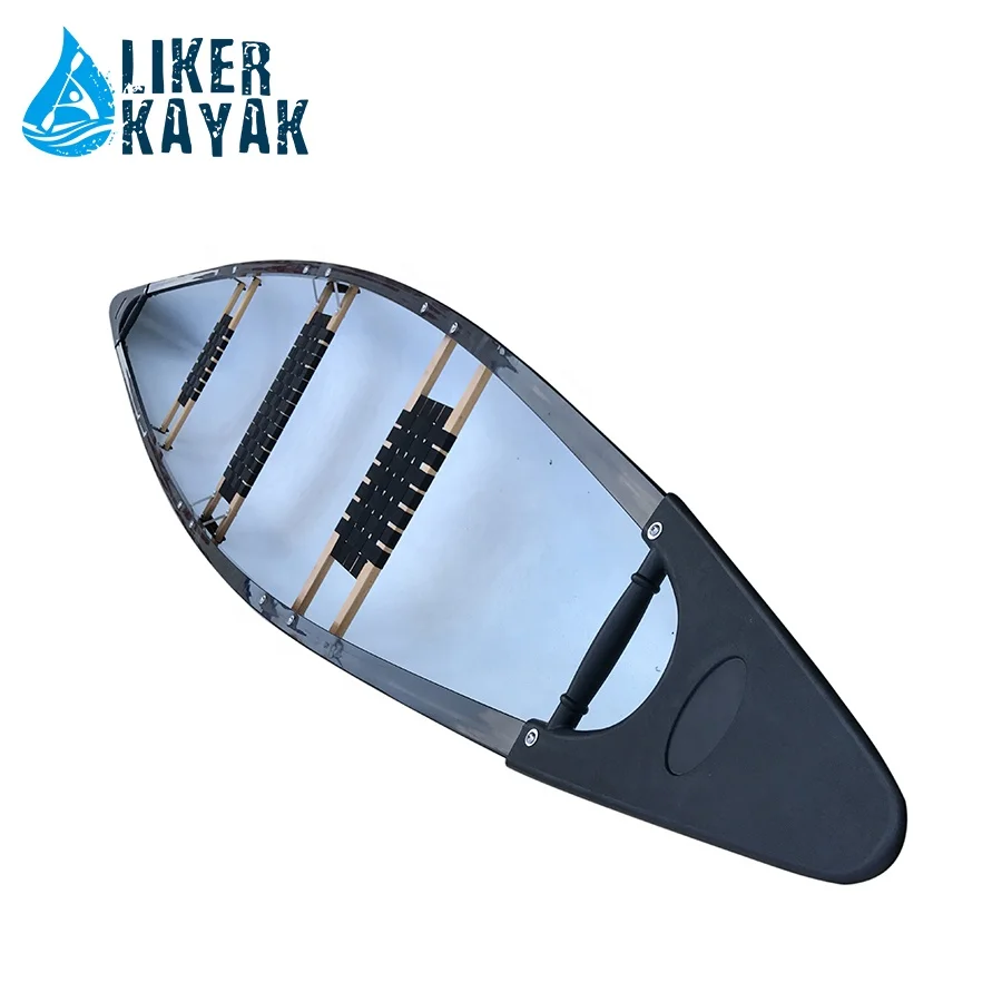 Sit in family touring boat sea roomy three seats Canoe