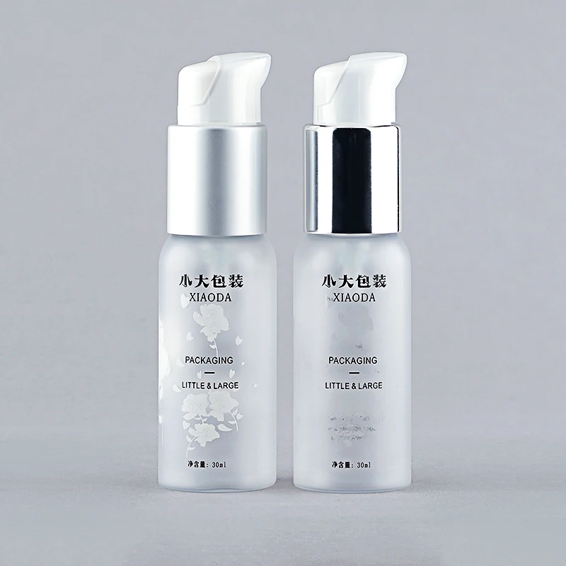 30ml lock lotion pump Double bottle in stock luxury cosmetic packaging no minimums
