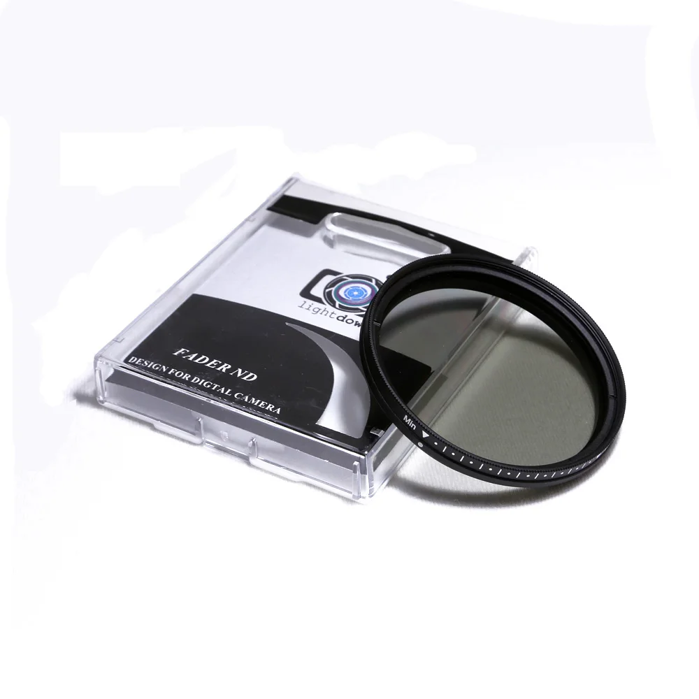 77 мм фейдер фильтр с регуляцией нейтральной плотности ND мм с 82 мм фронтальной резьбой для объективов Nikon Canon