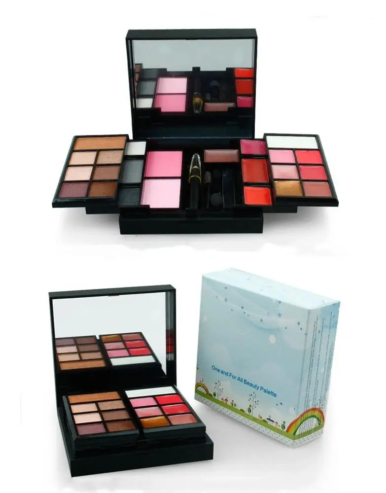 Dropshipping Makeup Kits 23 Color Eyeshadow + Lipgloss + Blush Cosmetic Sets