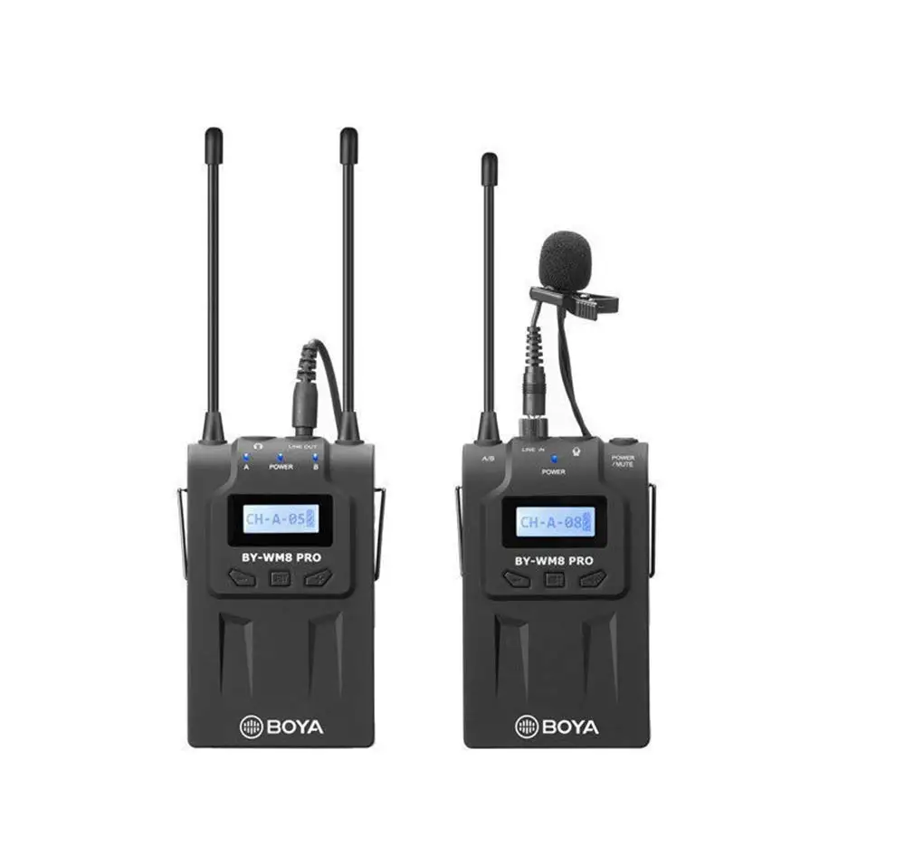 BOYA by-WM8 Pro-K1 дешевый профессиональный беспроводной микрофон для камеры UHF с 48 дополнительными каналами