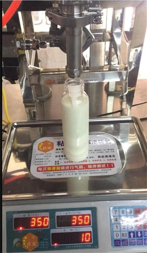Semi-automatic Honey Yoghurt Bottle Filling Machine