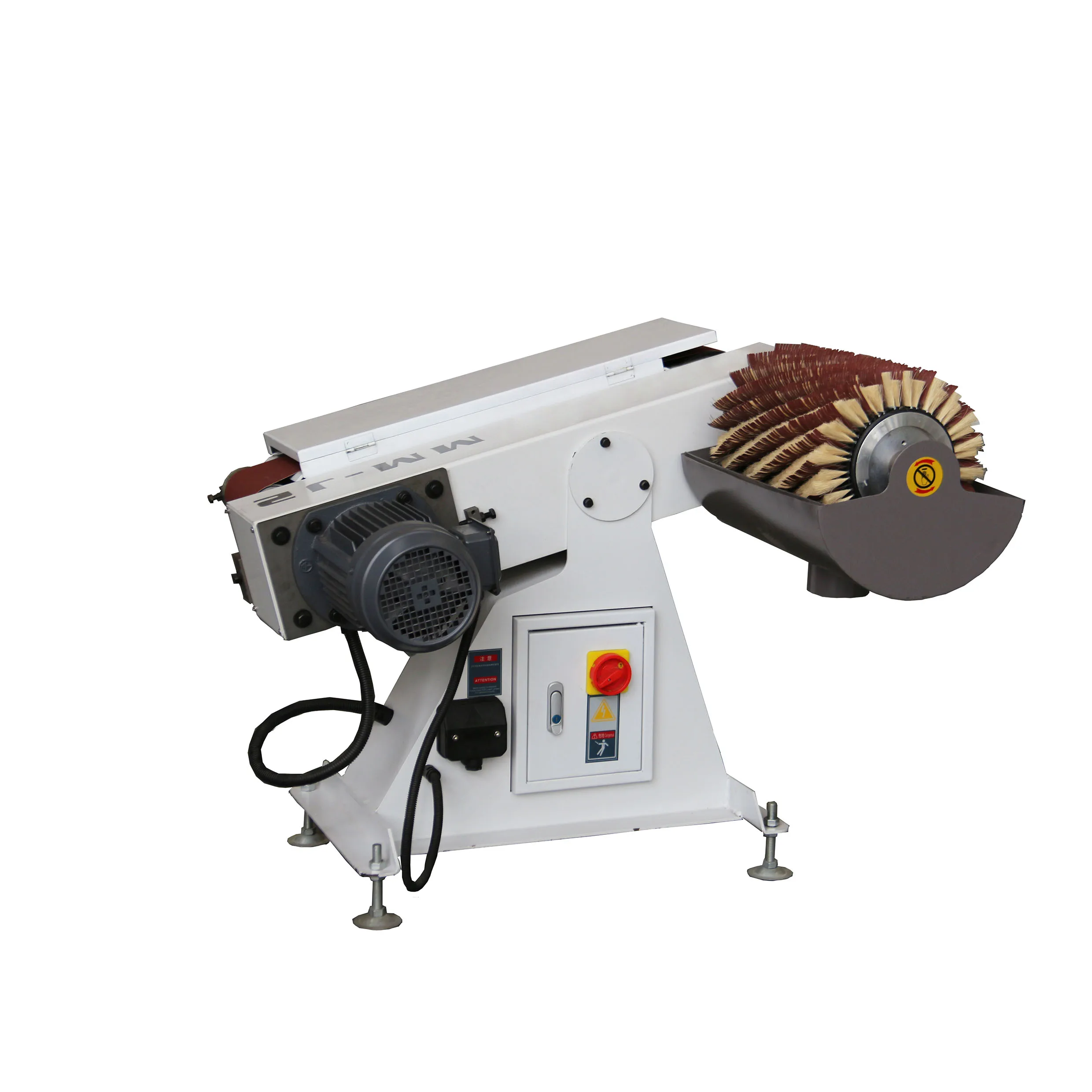 Woodworking brush sanding machine small Mini combination brush sander drum /belt sander