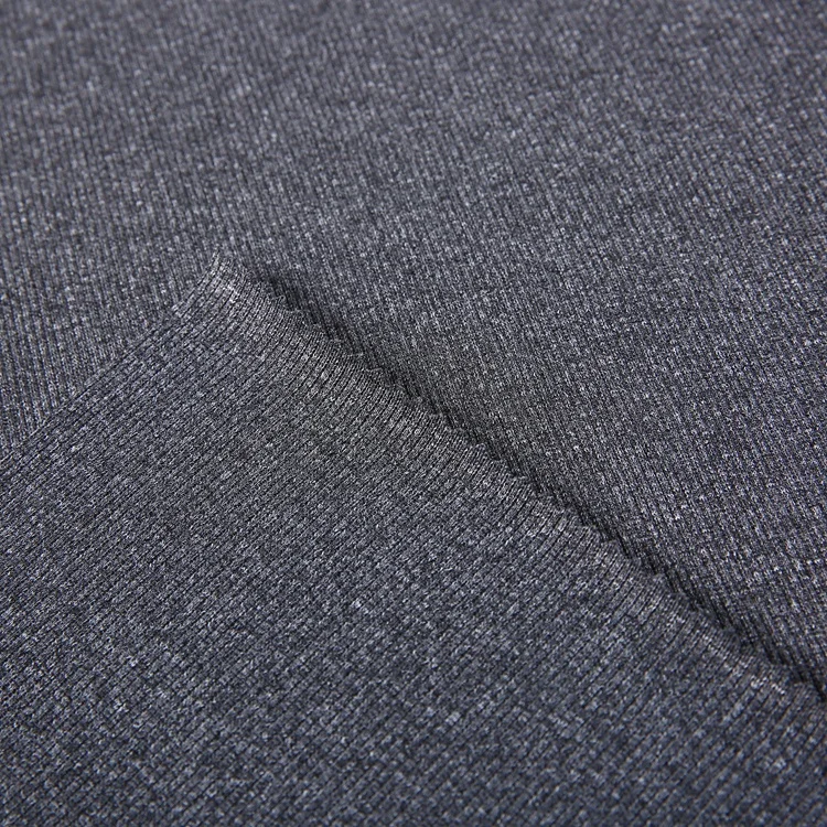 Buy knitted 94% polyester 6% spandex stretch rib fabric composition knitted fabric for t-shirt