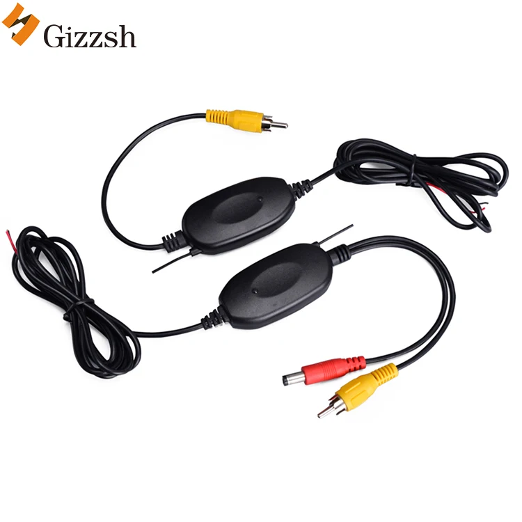 Wireless video signal transmitting kit for car camera monitor