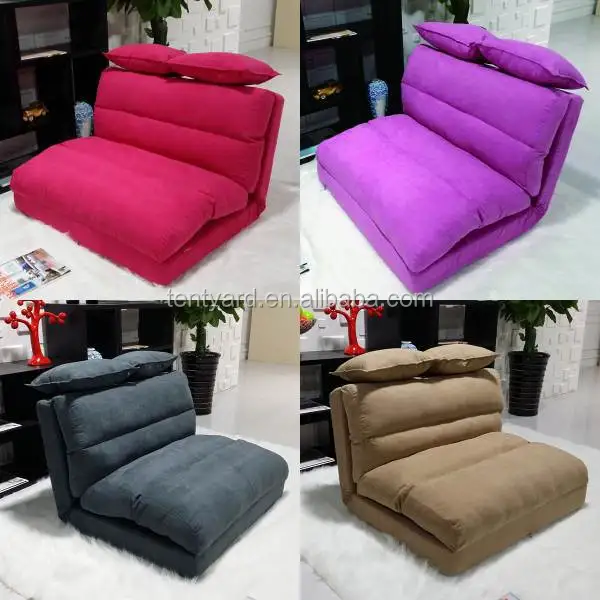 couples rose red cushion back double folding bed cum sofa