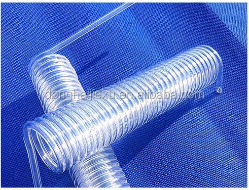 clear quartz glass tubes coil/spiral tube