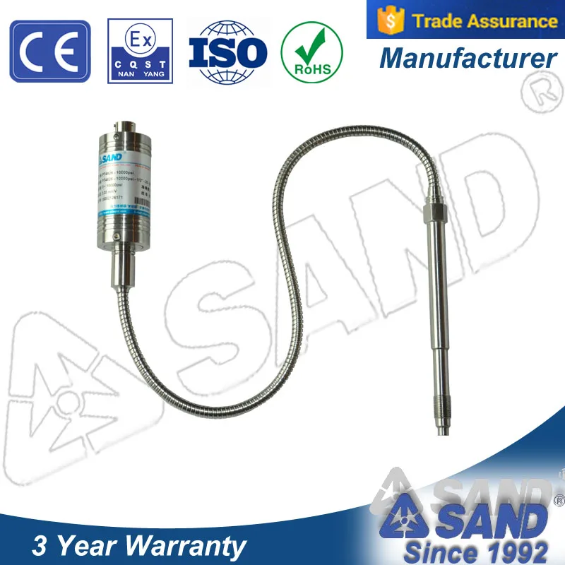 1/2'-20 PT4616B-35MPa high accuracy melt pressure transmitter(0.5%F.S)