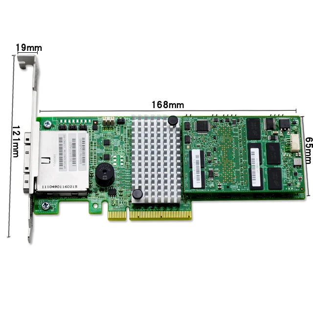 Оригинальный LSI MegaRAID SAS 9286CV-8e 6 ГБ / с 1G кэш RAID 0,1,5,6,10,50,60 PCI-E 3.0