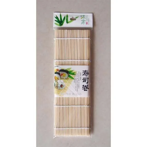 Natural bamboo sushi rolling mat 24x24cm