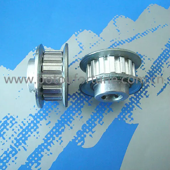 Aluminum 38 teeth xl cogged timing belt and pulley 10mm width