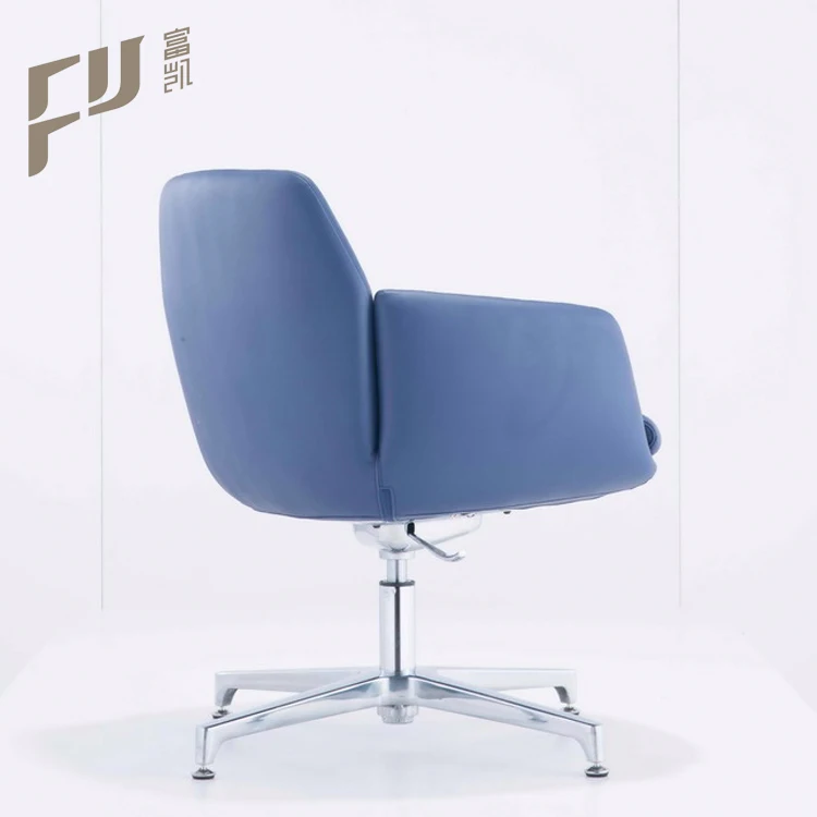 
swivel hotel leisure office leather chair for use project 