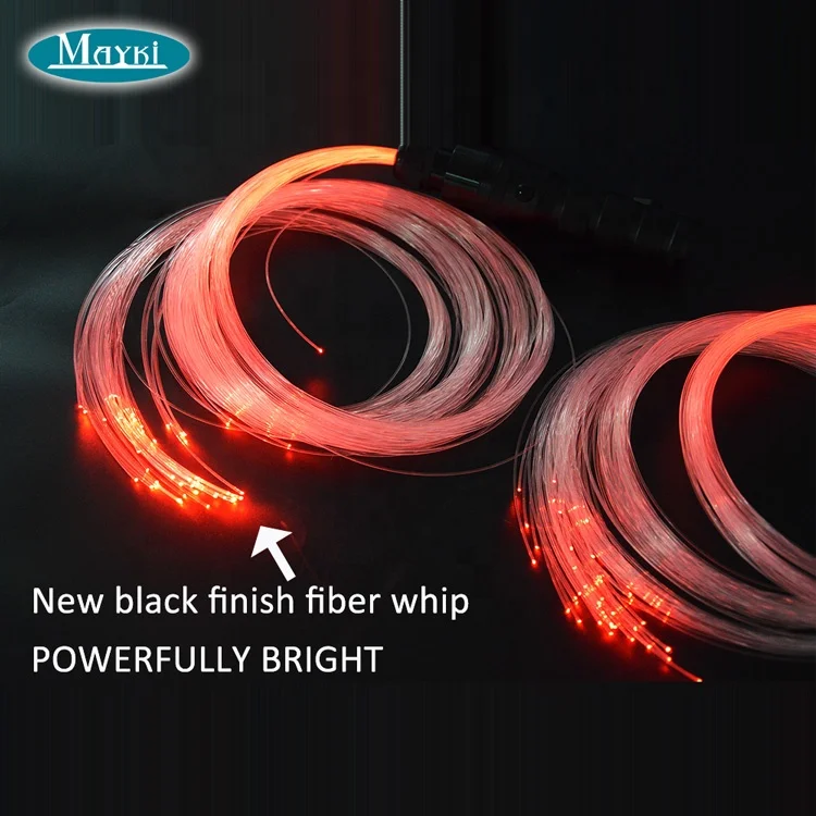 
Powerfully bright black finish fiber space whip Pro 