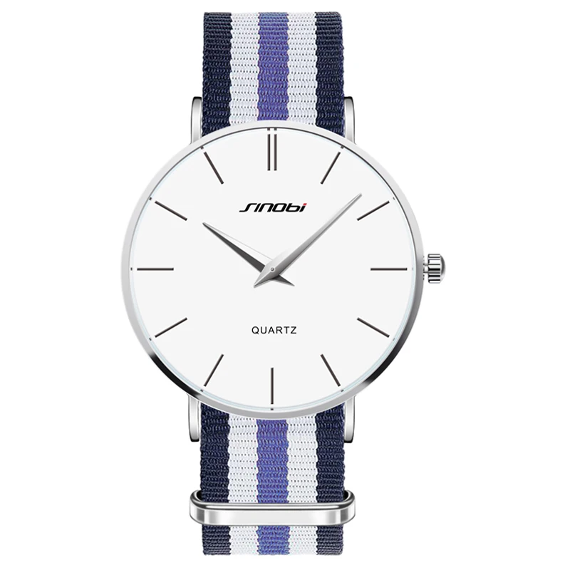 SINOBI Mens Watch Top Brand Luxury Ultra Thin Fashion Watches Quartz Wristwatches Waterproof Relogio Masculino Reloj Hombre