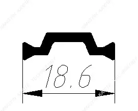 Теплоизоляционный профиль для дверей и окон из алюминиевого сплава