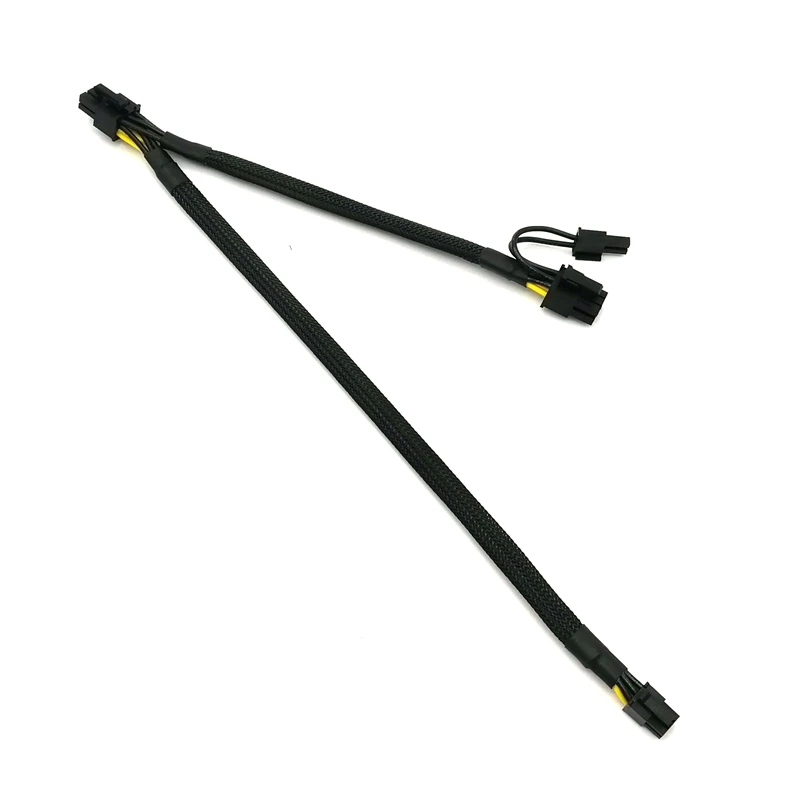 Подгонянный процессор 8 pin до 6 + 2 pcie мини 6 Pin ПИТАНИЕ УДЛИНИТЕЛЬ