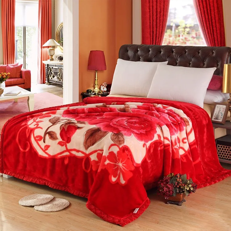 China made Premium quality wholesale factory price raschel blanket