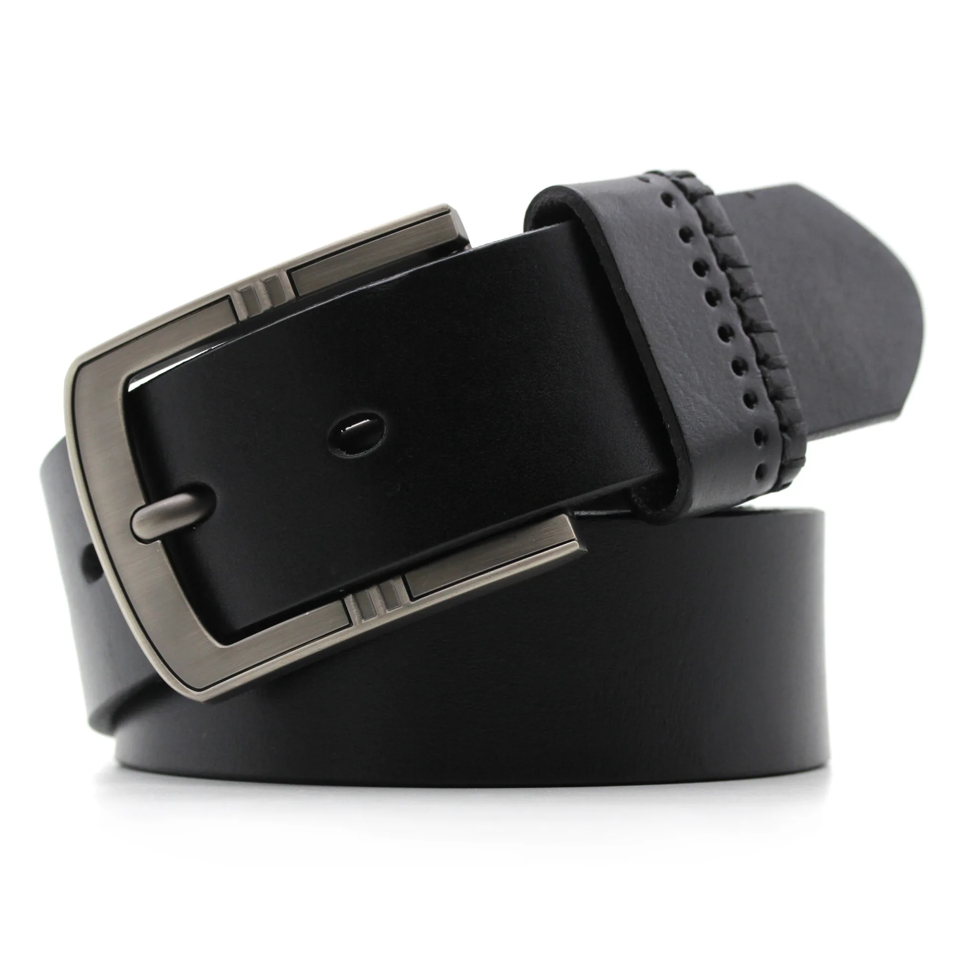 Оптом Кожаный ремень повышенной комфортности для мужчин из натуральной кожи