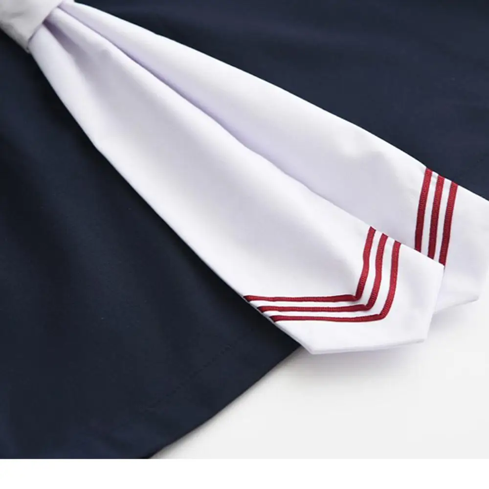 Design Your Own Making Japanese Young Girl Sexy Cosplay Costume Blue Sailor High School Uniform