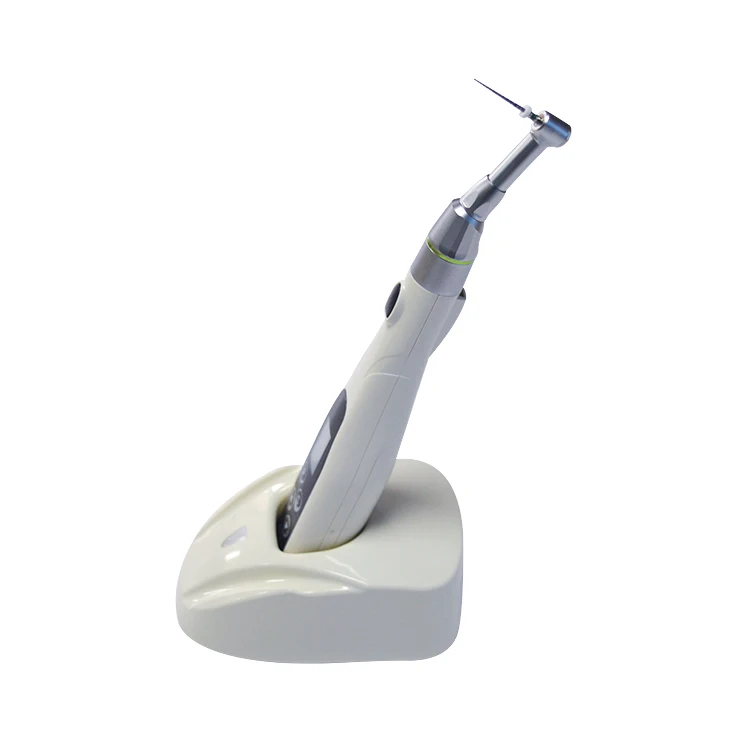 Dental cordless wireless endodontic endo motor root canal 16:1 reduction contra angle led  with high capacity battery