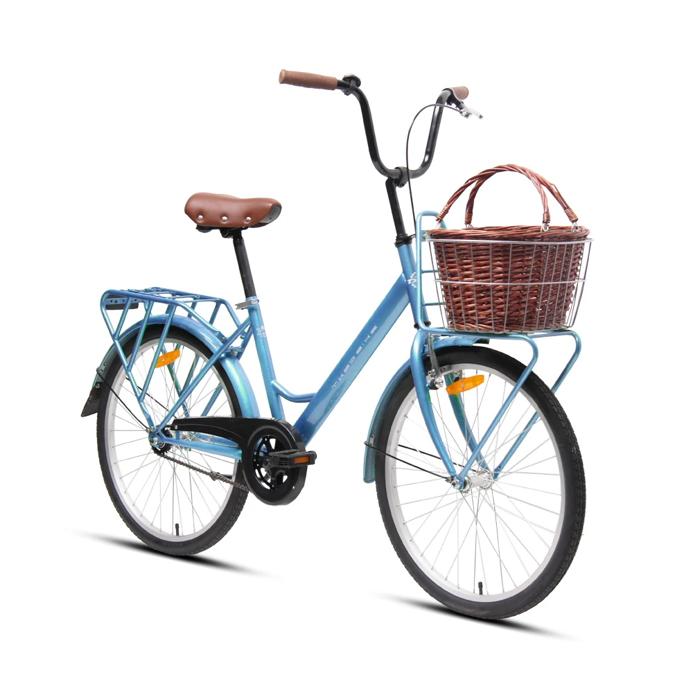 family cargo bike steel touring lady bicycle