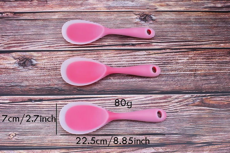 Food Safe Silicone Scoop for Mashed Potato Rice Paddle Scoops Silicone Rice Spoon Scoop