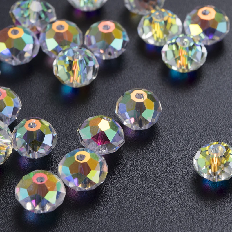 Xichuan высшее качество K9 стеклянные хрустальные камни бусины AB Rondelle граненые Abacus для лэмпворк