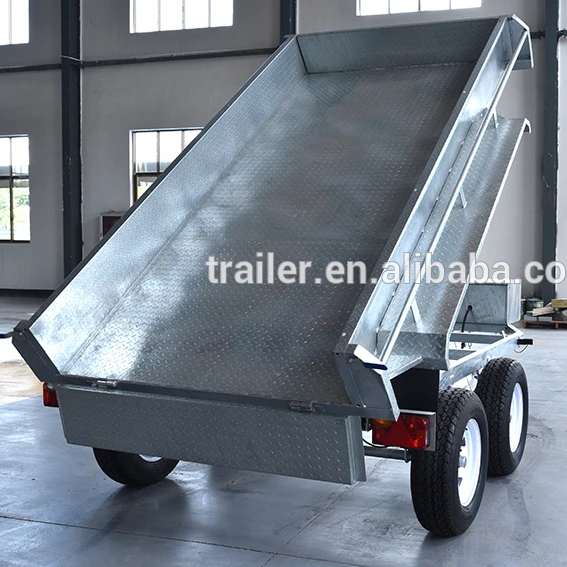 Yongqiang Hot Dip Galvanized Hydraulic Dump Trailer for Sale