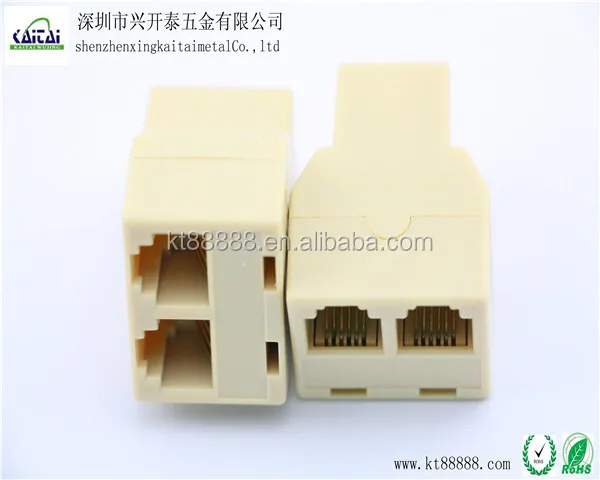 Адаптер/8Pin RJ45 3 вместить женщин сетевой разветвитель
