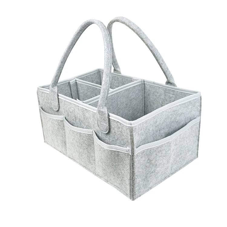 Changing Tote Felt Baby Diaper Caddy Organiser